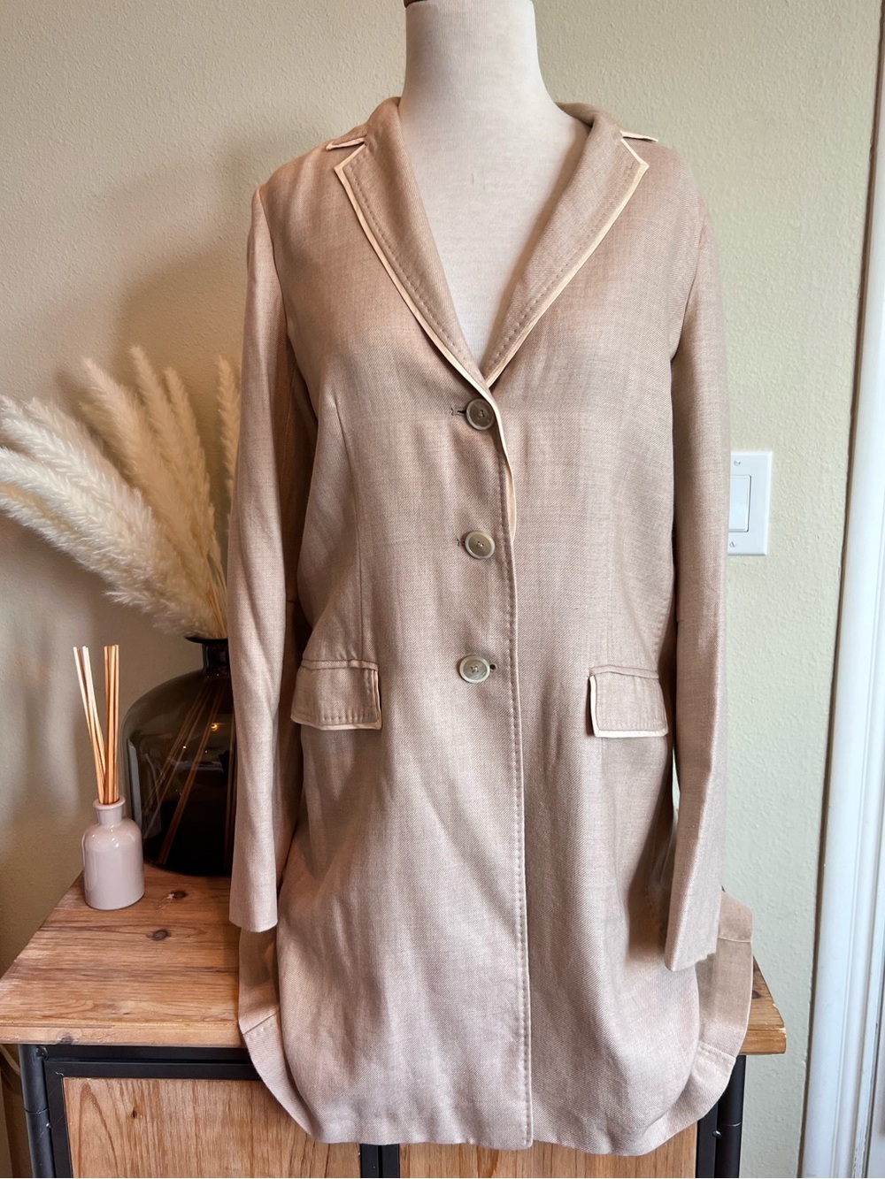 Massimo Alba Coat Silk & Camel Hair